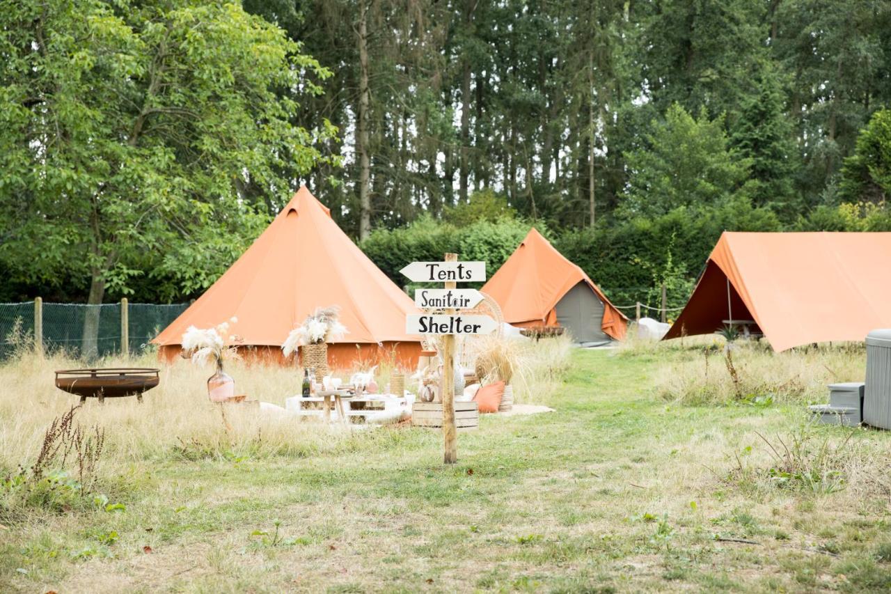 Fiertelmeers Boutique Glamping Hotel Ronse Exterior foto